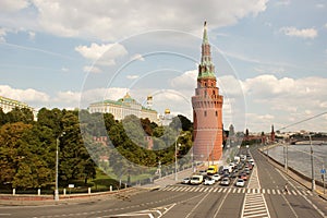Moscow, view of the Kremlin. Russia