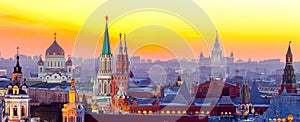 Moscow, view of Moscow Kremlin, Russia