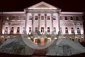 Old russian architecture villa Moscow