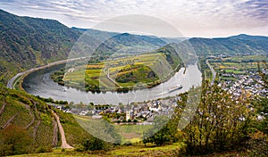 Moselle Bend at Bremm in Rheinland-Pfalz photo