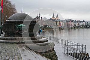 Moselle River Embankment. Koblenz, Germany