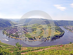 Moselle River Panorama photo