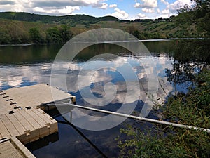 Moselle River on a sunny day