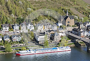 Moselle Ship At Cochem, Germany