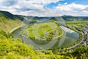 Moselle Valley Riverbend, Germany