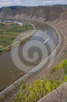 moseltal germany in spring