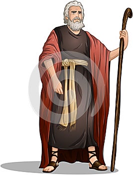 Moses From Bible For Passover photo