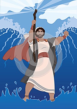 Moses Dividing The Red Sea