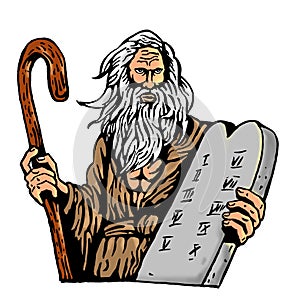 Moisés diez mandamiento 