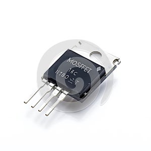 MOSFET isolated on a white background