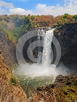 Mosi-oa-Tunya, Victoria Falls, one of the natural wonders of the world