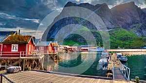 Moskenes,Norway: A collection of Picturesque Fishing Villages. photo