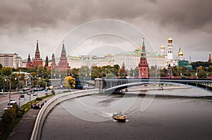 Moskow`s moskva river
