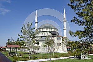 Mosque in Afyonkarahisar city of Turkey