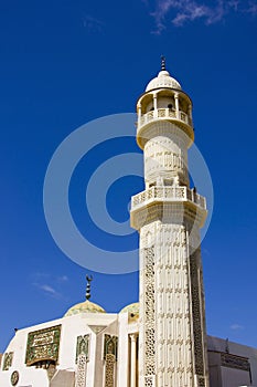 Mosque with beautiful blue sky