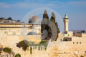 The Mosque of Caliph Omar and its minaret