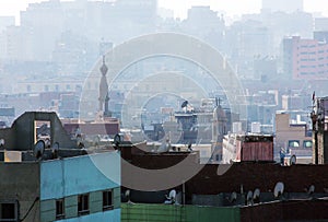 Mosque and church in egypt