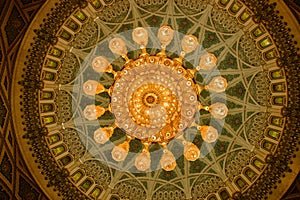 Mosque dome from down below