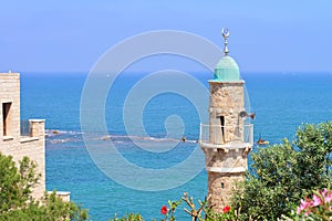 Mosque Dome Sea mosque Bahar mosque in Jaffa