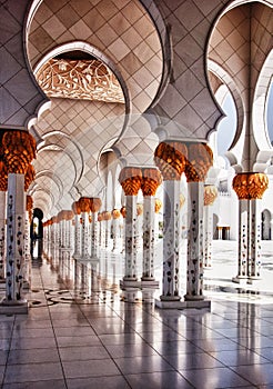 Mosque hallway