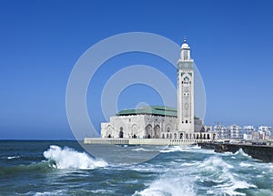 Mosque Hassan II in Casablanca photo