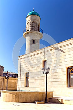 Mosque of Heydar cuma mascidi. Built in 1893. Republic of Azerbaijan