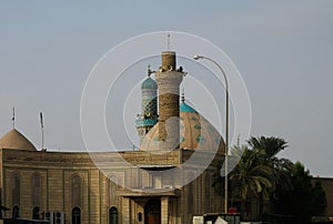Mosque and Holy shrine of Imam Reza , Basra, Iraq photo