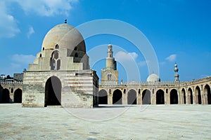 Mosque of ibn tulun, cairo , egypt photo
