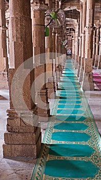 Mosque interior in Ahmedabad