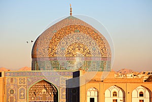 Mosque in Isfahan, Iran photo