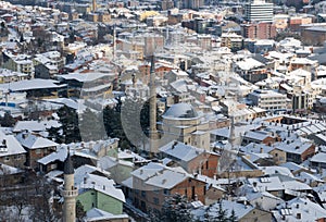 Mosque of Kastamonu in Winter