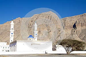 Mosque in Khasab Oman photo