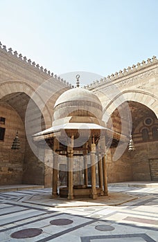 The Mosque-Madrassa of Sultan Barquq on Cairo's al-Muizz Street photo