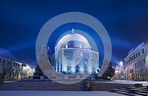 Mosque on main square of Pecs, Hungary