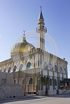 Mosque Makam el nabi Sain in Nazaret, Israel