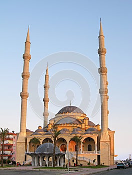 Mosque in Manavgat, Turkey photo