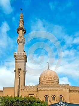 Mosque with minaret