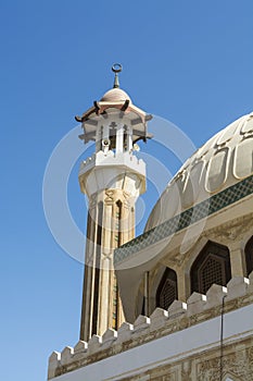 Mosque and minaret Abu Dhabi