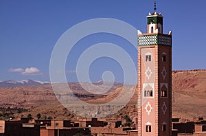 Mosque minaret, Ait Ben Haddou