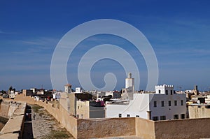 Mosque minaret at El-Jadida, Morocco