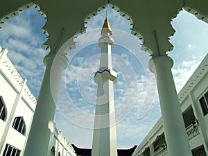 Mosque minaret, Malaysia photo