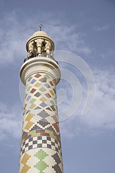 A Mosque minaret in Manama Bahrain