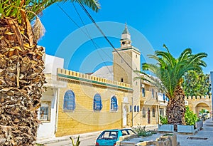 The mosque in Monastir Medina