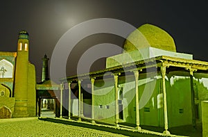 The mosque in moonlight