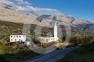 Mosque in the mountains