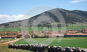 Mosque and mountains of Turkey