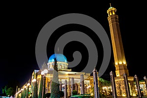 Mosque at night photo