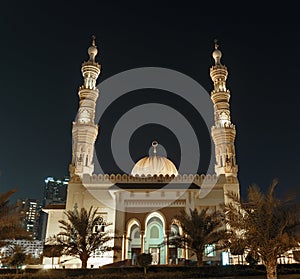 Mosque Night view  in Sharjah