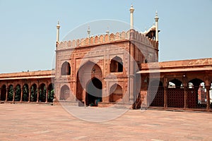 Mosque in Old Delhi in india