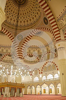 Mosque's interior in Ashgabad